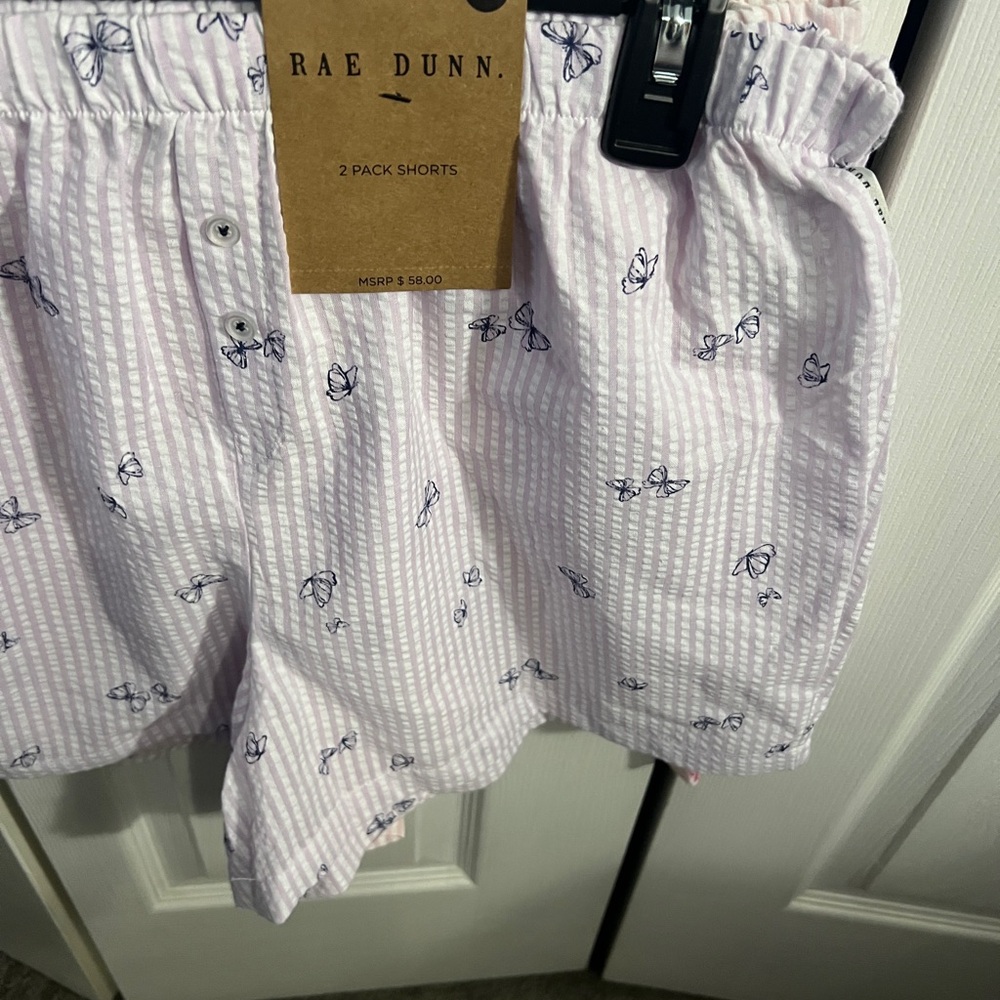 Rae Dunn Pajamas Shorts Elastic Waist - Picture 4 of 10